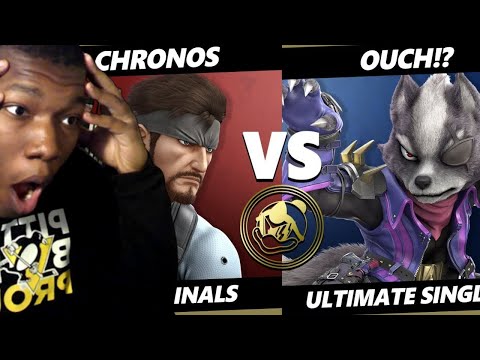 Daddy's Den GRAND FINALS - Chronos (Snake) Vs. Ouch!? (Wolf) Smash Ultimate - SSBU REACTION