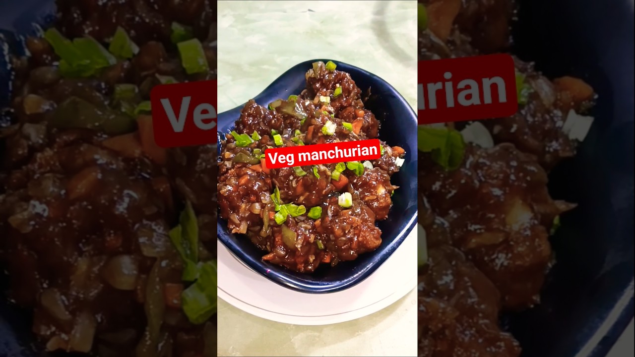 veg dry manchurian 😋recipe#food #trending #short video#yt shorts#@ akilabloch2036...👉