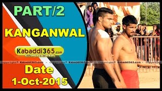 (1) Kanganwal (Sangrur) Kabaddi Tournament 1 Oct 2015