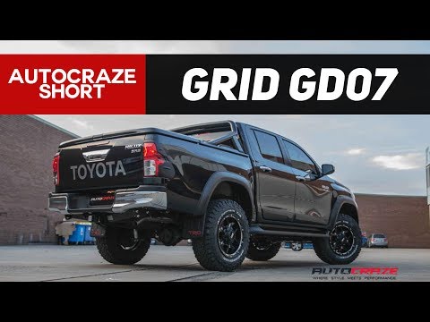 TOYOTA TRD HILUX // Grid GD07 Wheels & Tyres | AutoCraze 2017