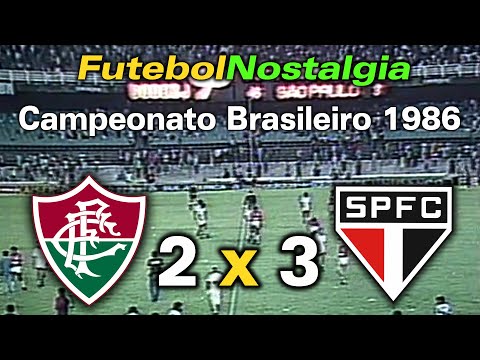 Fluminense 2 x 3 São Paulo - 28-09-1986 ( Campeonato Brasileiro )