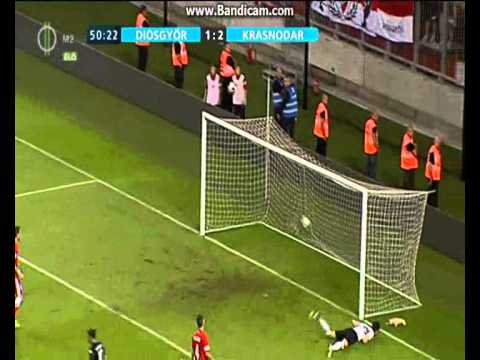 Diósgyőr-Krasnodar 1-5 (2014.07.31) Összes gól és fontosabb pillanatok