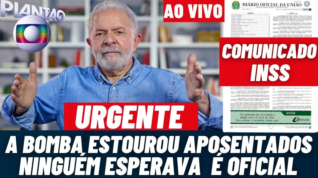 EM PLENO DOMINGÃO! LULA APROVOU E PEGOU TODO MUNDO DE SURPRESA, COMUNICADO INSS URGENTE