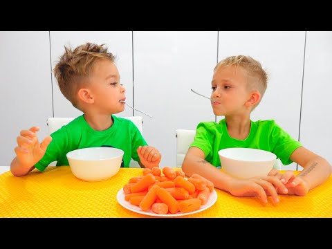 Yes Yes Vegetables Song with Vlad and Niki