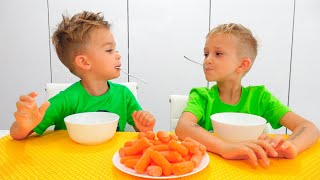 Yes Yes Vegetables Song with Vlad and Niki