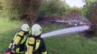 preview picture of video 'Unratbrand / Rüdels Teich / Eisleben'