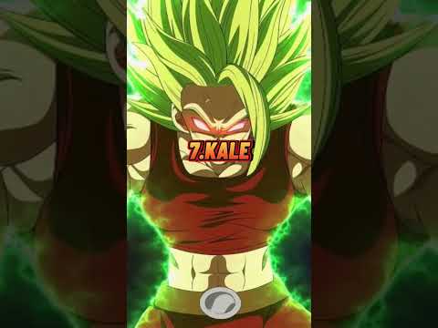 Top 10 strongest saiyans in dragon ball #dbs #dbz #goku #dragonball