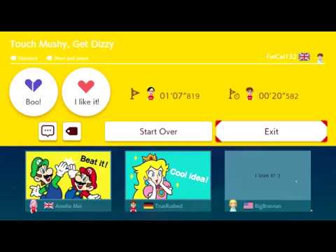 Touch Mushy , Get Dizzy By Fat Cat 132 - Super Mario Maker 2