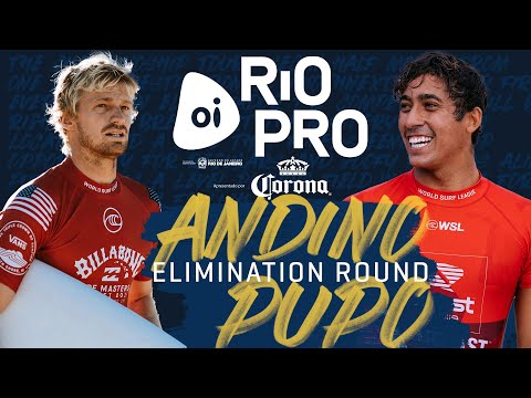 Kolohe Andino vs Samuel Pupo | Oi Rio Pro - Elimination Round Heat Replay