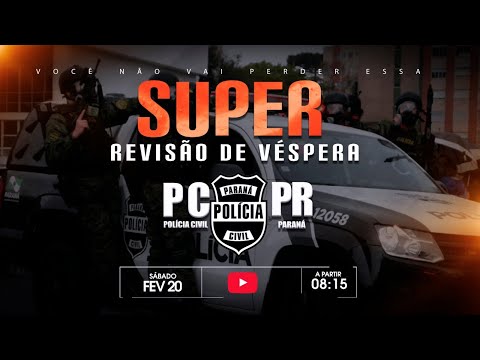Concurso PC PR - Revisão de Véspera 2021 - Monster Concursos