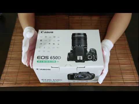 แกะกล่อง Canon EOS 650D with EF-S 18-135 IS STM Lens Kit (Unboxing in Thai Language)