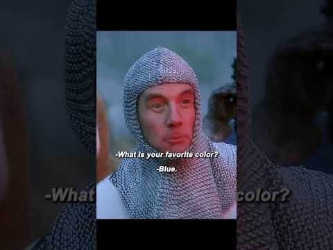 🐍🏰 Monty Python and the Holy Grail: Hilarious Bridge of Doom!#movie #music