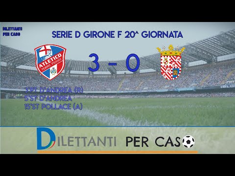 Serie D, GironeF: Atletico Terme di Fiuggi-Vastese 3-0