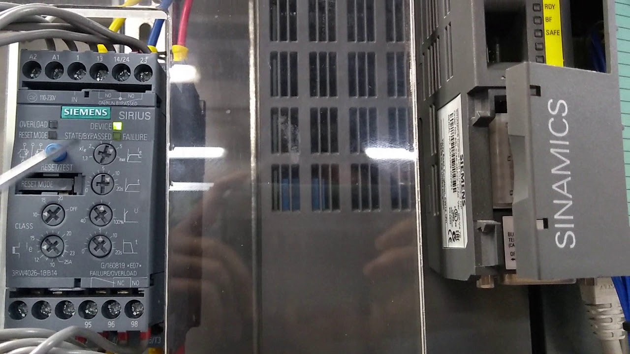 Reconocimiento del arrancador suave Siemens Sirius 3RW40