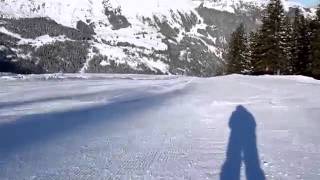 preview picture of video 'Lauberhornabfahrt Lauberhorn downhill Wengen'