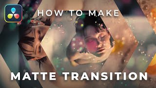 How to Create Matte Transition in Davinci Resolve