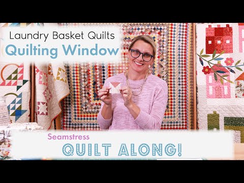 FUN and SIMPLE BORDER with Quarter Square Triangles! Seamstress Quilt Along - Week 3