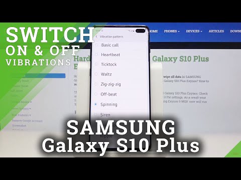 How to Change Vibration Pattern in SAMSUNG Galaxy S10 Plus – Find Vibration Settings
