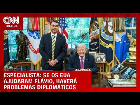 A fuga de Flávio aos EUA impacta a diplomacia com o Brasil? Especialista avalia | CNN AGORA