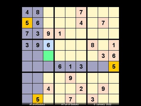How to Solve The Hindu Sudoku Hard January 6, 2022