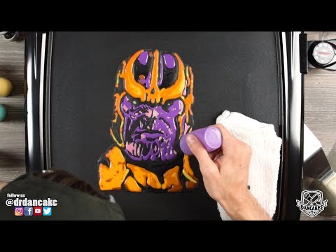 Thanos (Avengers) Relaxing?! Pancake Art