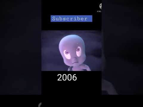 evolution of casper the friendly ghost #shorts #evolution #friendlyghost