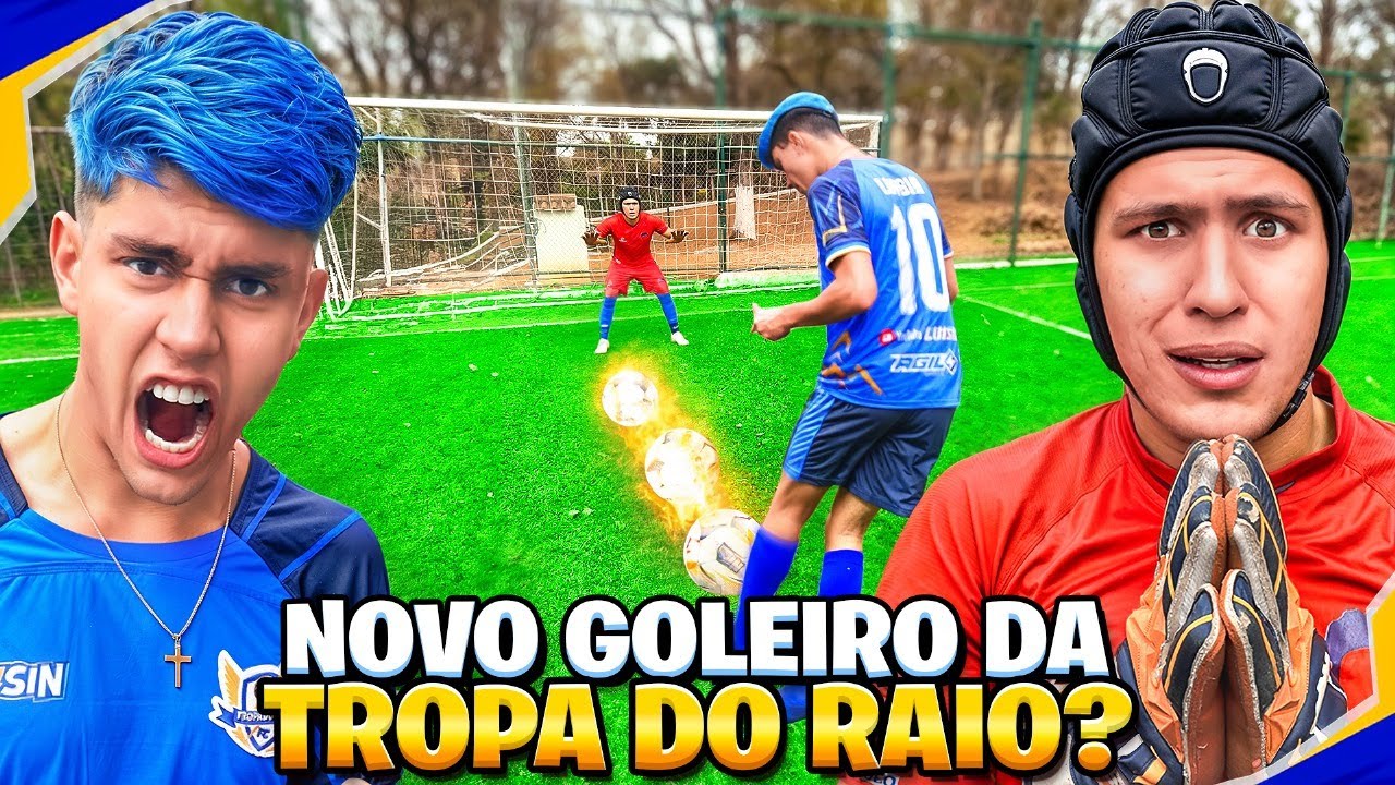 GOLEIRO DE CAPACETE PODE SER O NOVO GOLEIRO DA TROPA DO RAIO? *ele é muito bom!