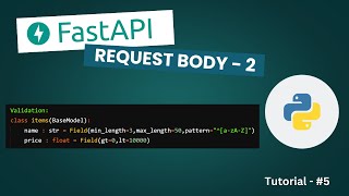 FastAPI Tutorial |  Request Body ( Validation & Nested Models ) | Part -2 | Tamil