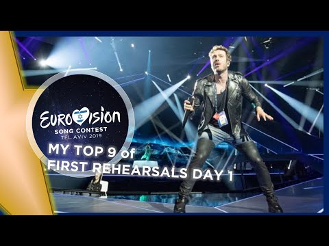 Eurovision 2019 - Day 1 Rehearsals | My Top 9 (Semi Final 1)