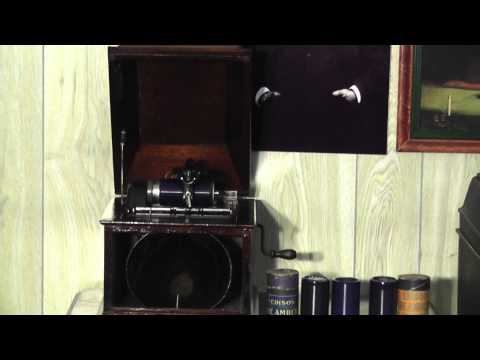Edison blue amberol cylinder 1790 - Jim Larson's Medley of Reels (Violin) by D'Almaine