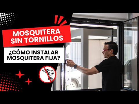 Cómo Instalar una Mosquitera Fija Sin Tornillos (Mosquifácil IB)