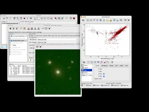 TOPCAT demo: Astronomy software tutorial for data table matching and plotting