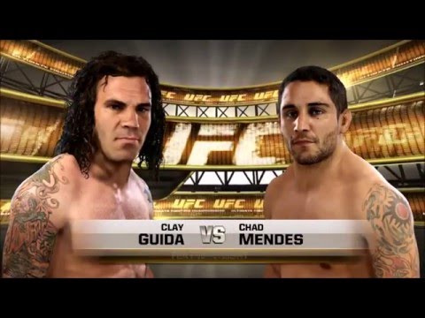 EA UFC (PS4) Clay Guida vs Chad Mendes Full Match