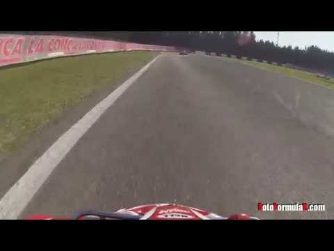 KZ Onboard lap - Jordon Lennox-Lamb (GBR) (BirelART/Iame) - La Conca (I)