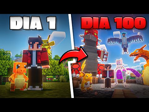 SOBREVIVI 100 DIAS NO MINECRAFT COBBLEMON - O FILME