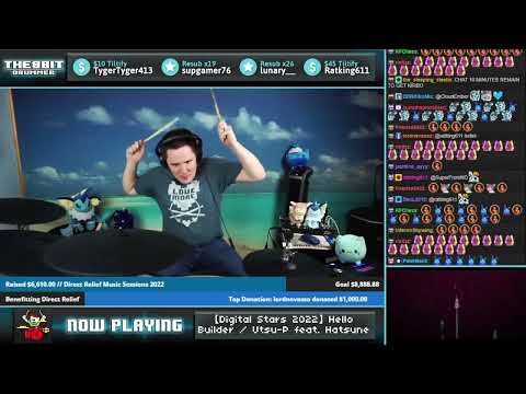 The8BitDrummer plays Hello Builder by Utsu-P feat. Hatsune Miku
