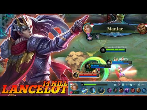 14 Crazy Kills!! And Get Maniac 1x || Top 1 Global by Mas Guh:@KEEP,JK - MLBB