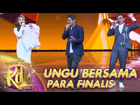 GOKIL!!! UNGU TAMPIL BARENG DUA FINALIS KDI 2021 - HAMPA HATIKU | GRAND FINAL KDI 2021