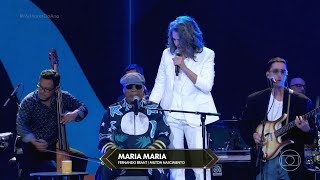 Milton Nascimento e Simone cantam &quot;Maria, Maria&quot; no Domingão com Huck