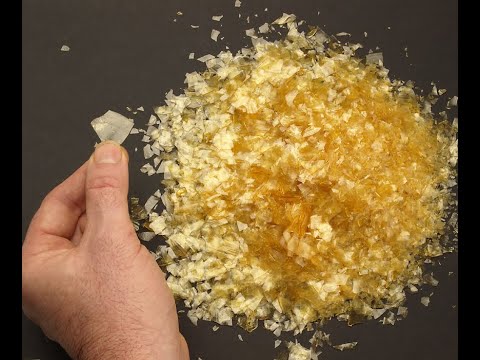 Mixing Fresh Shellac from Flakes-Easy