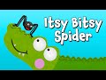 Itsy Bitsy Spider Song Silly Crocodile And Spider Singing The Spider Song