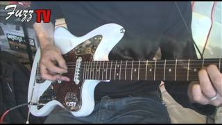 Video thumbnail for Fuzz Guitars - Squier Vintage Modified Jaguar in Olympic White (Surf Rock Special) by Colin Hyland