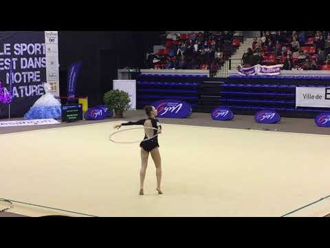 Malka Gadefait cerceau - Nat A 14/15 ans - France Besançon 2018