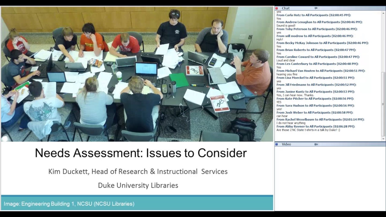 ACRL ULS Assessing Library Space: A Framework for Getting Started