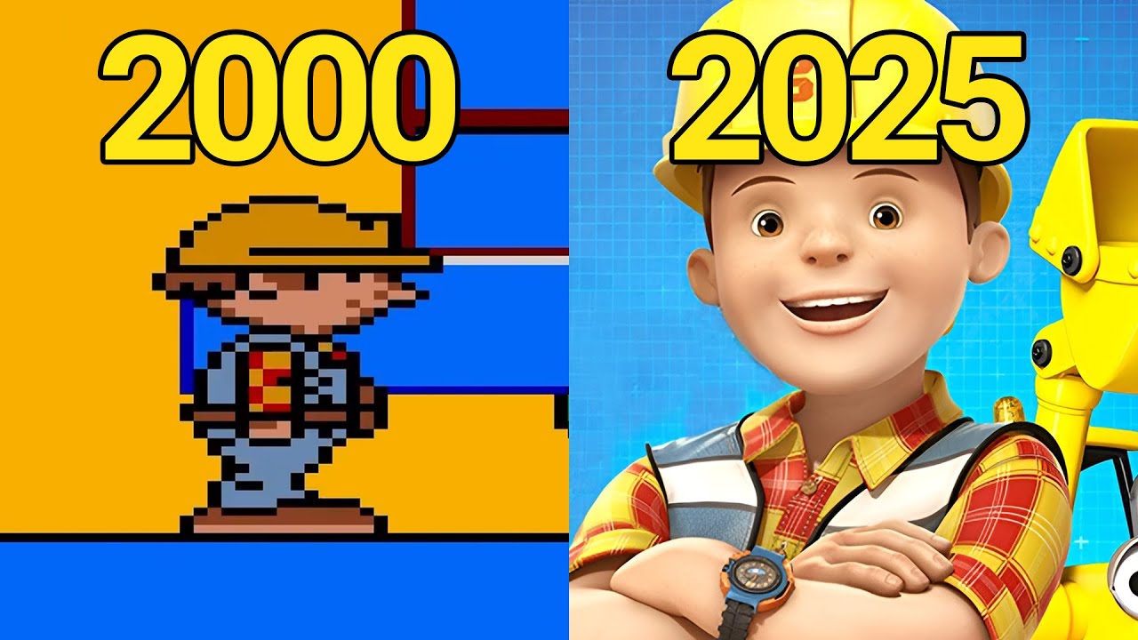 Evolution of Bob The Builder Games (2000-2025)