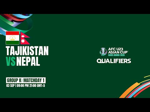 Tajikistan v Nepal | Group K | MD1 | AFC U23 Asian Cup 2026 Qualifiers
