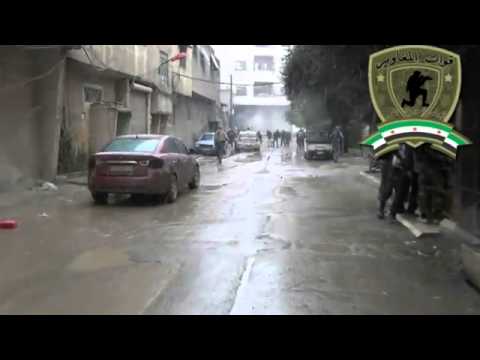 اشتباكات بين لواء أمهات المؤمنين وقوات النظام في محيط إدارة الدفاع الجوي قرب بلدة المليحة في ريف دمشق