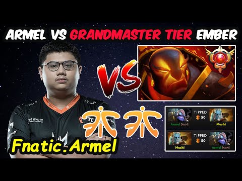 Armel Tinker New Fnatic MIDLANE vs Ember Spirit GrandMaster Tier Dota 2 pro Gameplay