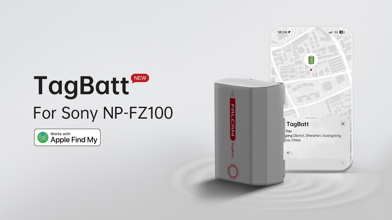 New Release | FALCAM TagBatt: Track Your Camera With Find My Support - YouTube