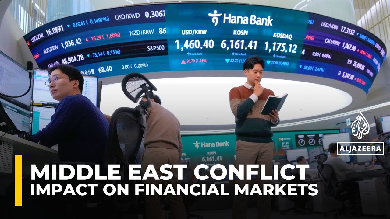 Oil prices rise, stock markets fall for a second day amid US-Israeli conflict with Iran